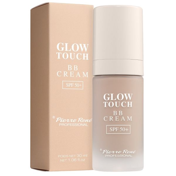 Pierre rene glow touch bb cream rozświetlający krem bb spf50 02 natural 30ml