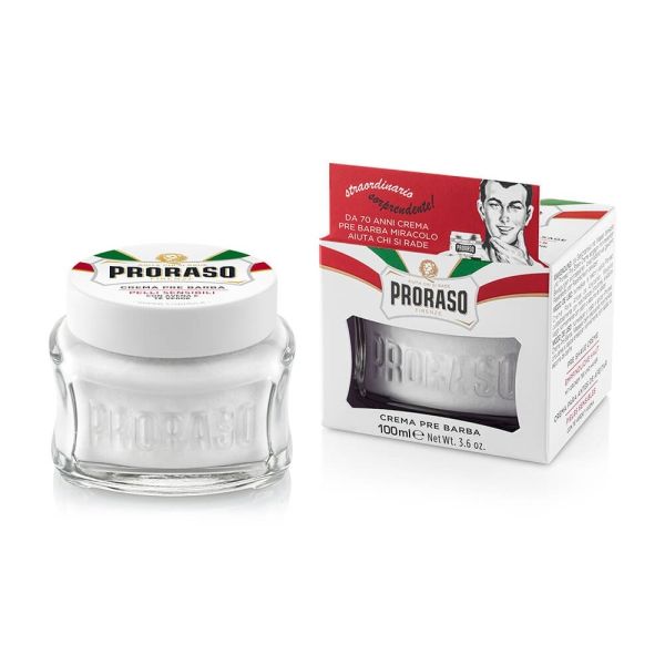 Proraso white crema pre barba łagodzący krem przed goleniem 100ml