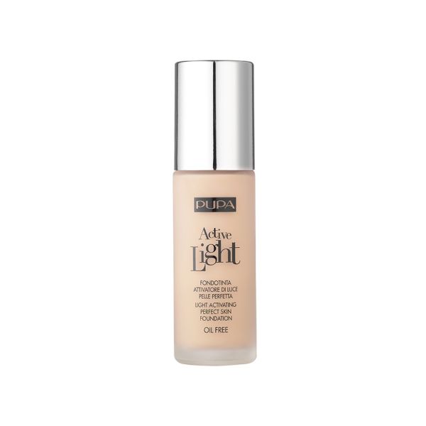 Pupa milano active light perfect skin foundation spf10 beztłuszczowy podkład do twarzy 010 porcelain 30ml