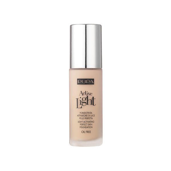 Pupa milano active light perfect skin foundation spf10 beztłuszczowy podkład do twarzy 020 nude 30ml