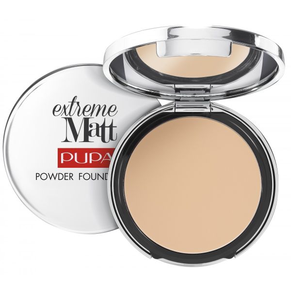 Pupa milano extreme matt compact powder foundation pudrowy podkład w kompakcie 002 dark ivory 11g