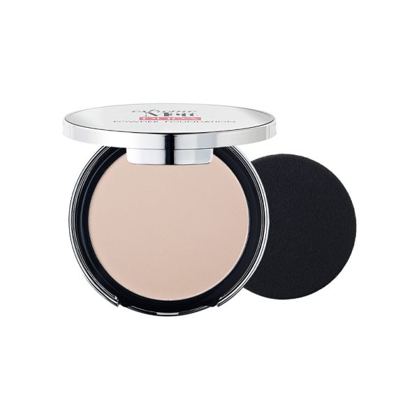 Pupa milano extreme matt compact powder foundation pudrowy podkład w kompakcie 010 porcelain 11g