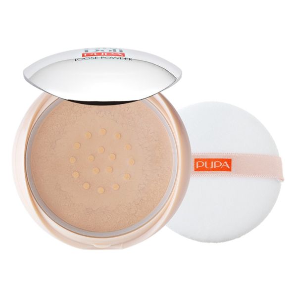 Pupa milano like a doll invisible loose powder puder sypki 001 9g