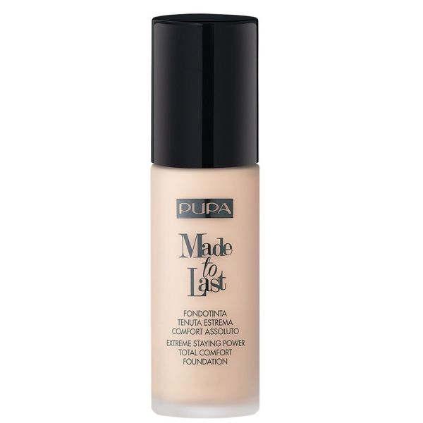 Pupa milano made to last total comfort foundation długotrwały podkład matujący 010 porcelain 30ml