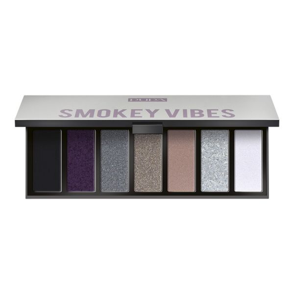 Pupa milano make up stories compact eyeshadow palette paleta cieni do powiek 002 smokey vibes 13.3g