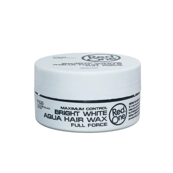 Red one aqua hair gel wax full force wosk do włosów bright white 150ml