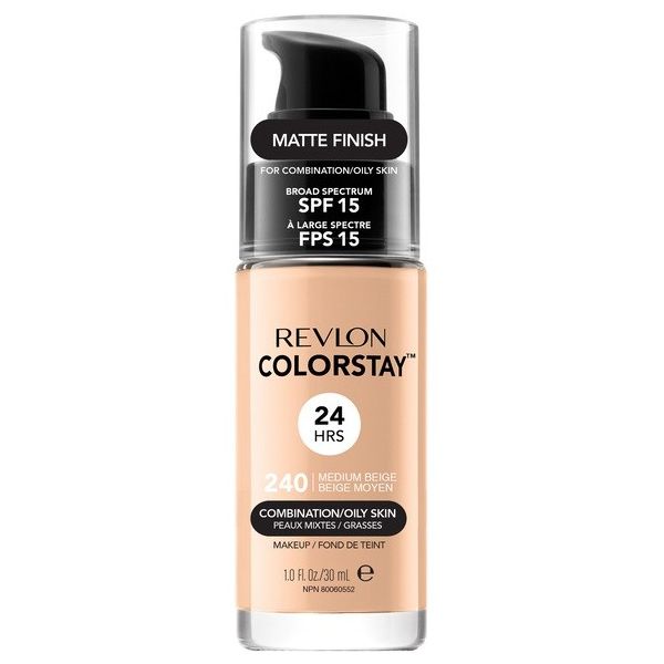 Revlon colorstay™ makeup for combination/oily skin spf15 podkład do cery mieszanej i tłustej 240 medium beige 30ml