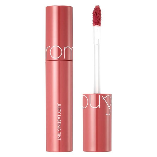 Rom&nd juicy lasting tint mocno napigmentowany błyszczyk do ust 11 pink pumpkin 5.5g