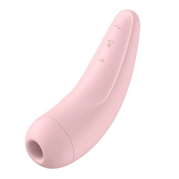 Satisfyer curvy 2+ bezdotykowy stymulator ssąco-wibrujący pink