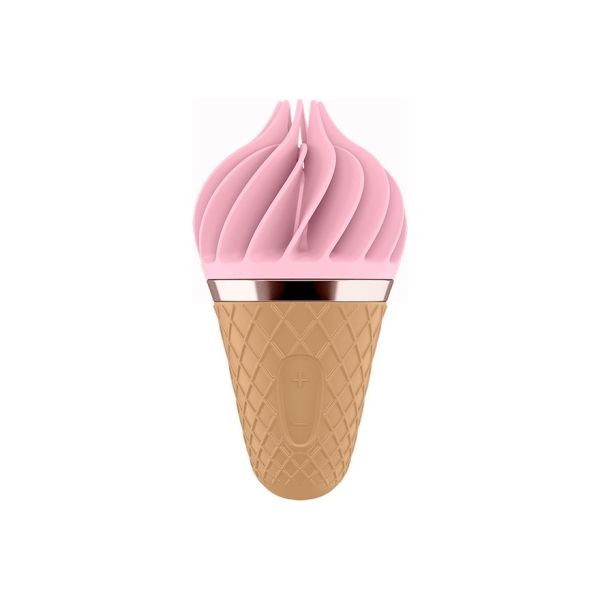 Satisfyer sweet treat stymulator łechtaczki w kształcie lodowego rożka pink