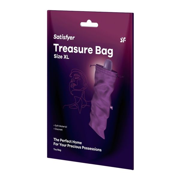 Satisfyer treasure bag torba do przechowywania gadżetów xl violet