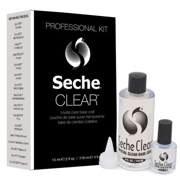 Seche clear crystal base coat bezbarwna baza do paznokci 118ml + 14ml