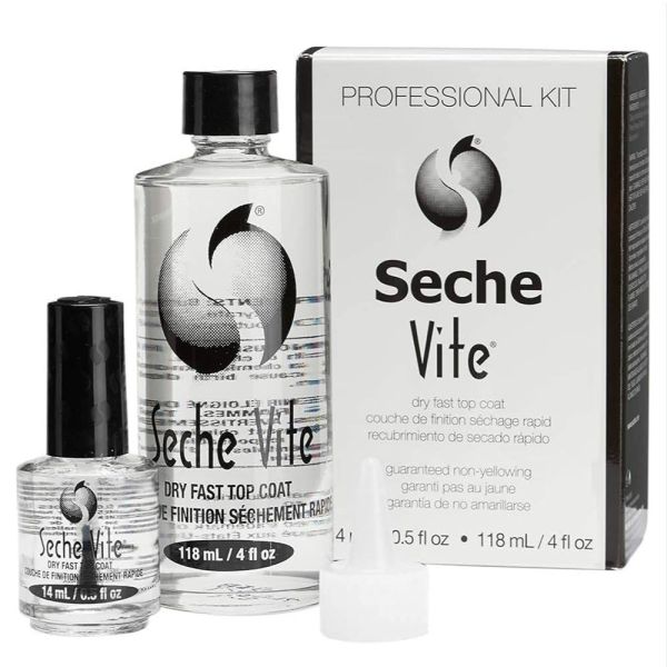 Seche vite dry fast top coat wysuszacz i utwardzacz do lakieru do paznokci 118ml + 14ml