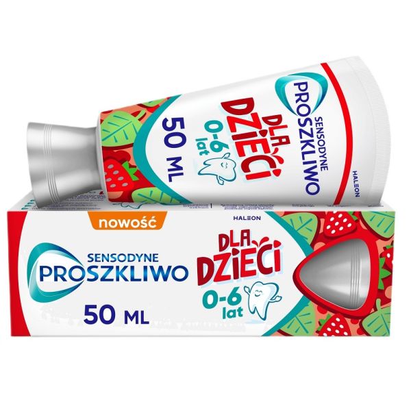 Sensodyne proszkliwo pasta do zębów dla dzieci 0-6 lat 50ml