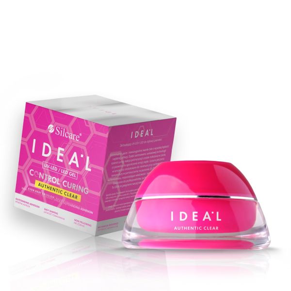 Silcare ideal uv/led gel żel budujący do paznokci authentic clear 30g