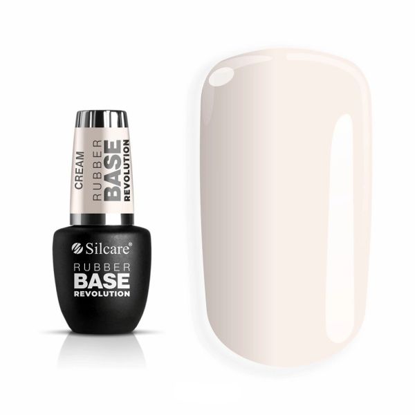 Silcare rubber base revolution baza kauczukowa cream 9ml