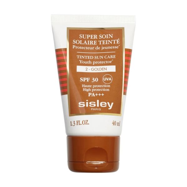 Sisley super soin solaire tinted sun care spf30 ochronny krem koloryzujący do twarzy 2 golden 40ml