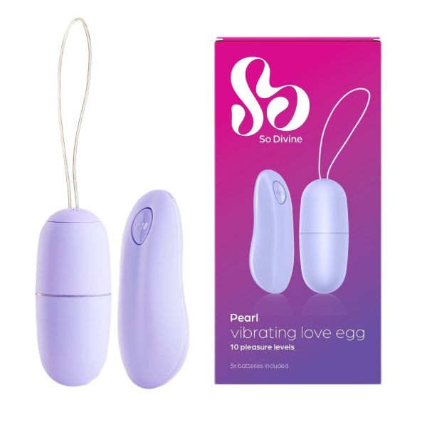So divine pearl remote control love egg zdalnie sterowany wibrator jajko purple