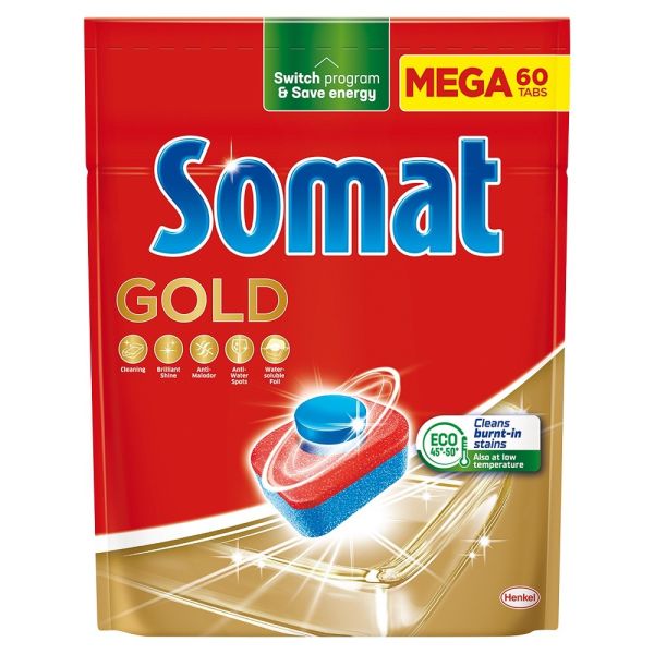 Somat gold tabletki do zmywarki 60szt.