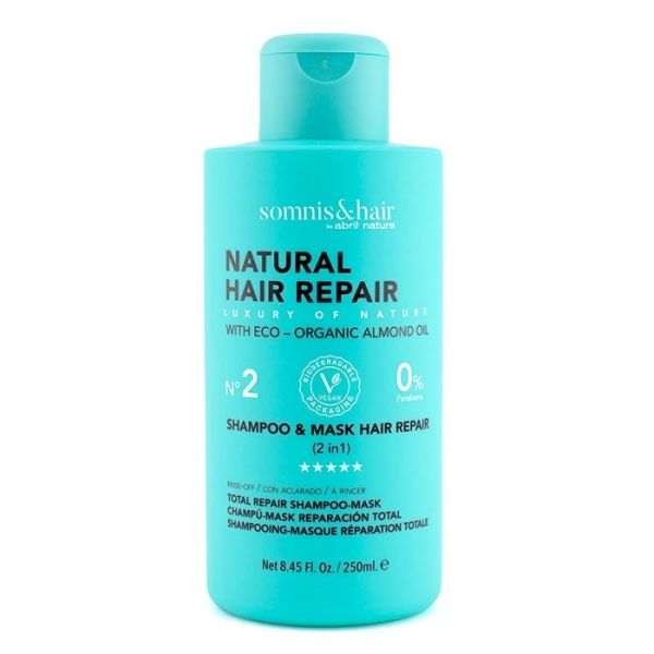 Somnis&hair natural hair repair szampon i maska do włosów 2w1 250ml