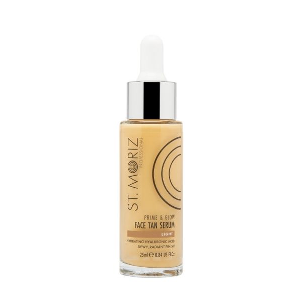 St.moriz professional prime & glow face tan samoopalające serum do twarzy z kwasem hialuronowym 25ml