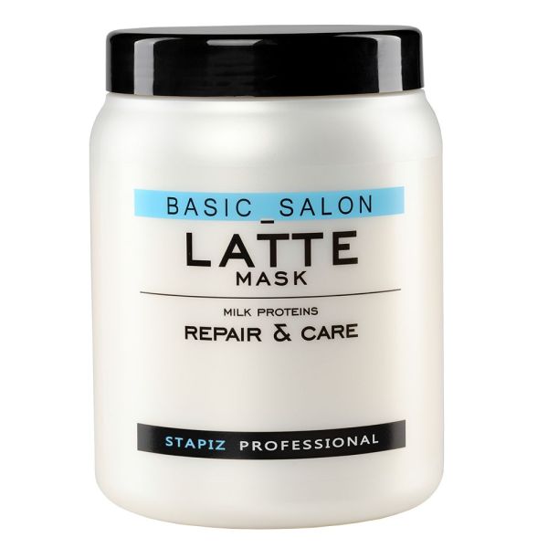 Stapiz basic salon latte mask maska do włosów z proteinami mlecznymi 1000ml