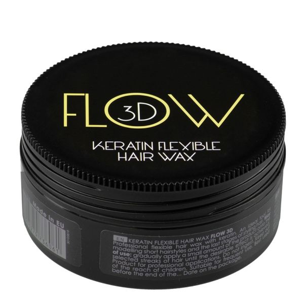 Stapiz flow 3d keratin flexible hair wax elastyczny wosk do włosów z keratyną 100g