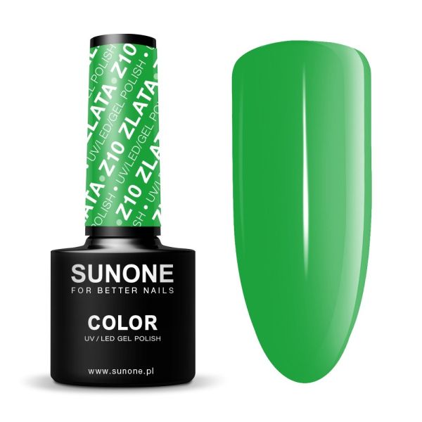 Sunone uv/led gel polish color lakier hybrydowy z10 zlata 5ml