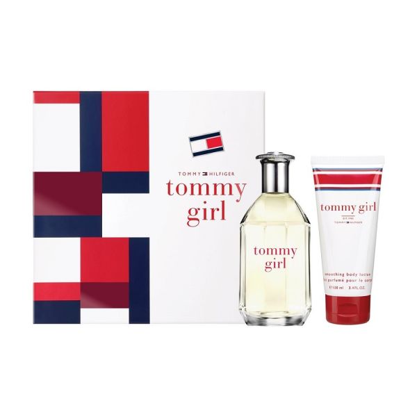 Tommy hilfiger tommy girl zestaw woda toaletowa spray 100ml + balsam do ciała 100ml