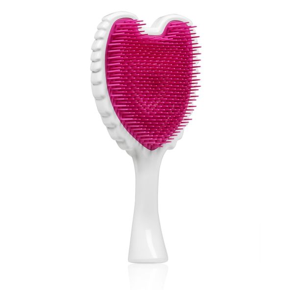 Tangle angel reborn angel detangling hairbrush szczotka do włosów white fuchsia