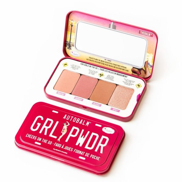 The balm autobalm grl pwdr cheeks on the go paleta róży do policzków