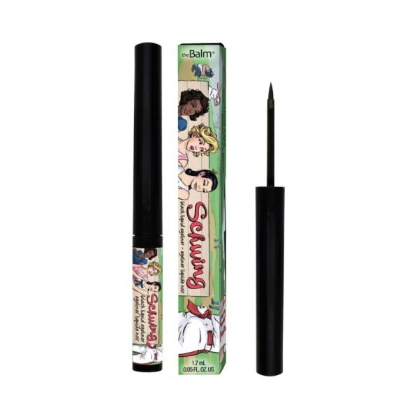 The balm schwing liquid eyeliner długotrwały eyeliner w płynie black 1.7ml