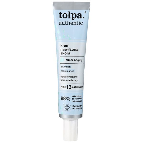 Tołpa authentic super bogaty krem nawilżona skóra 40ml