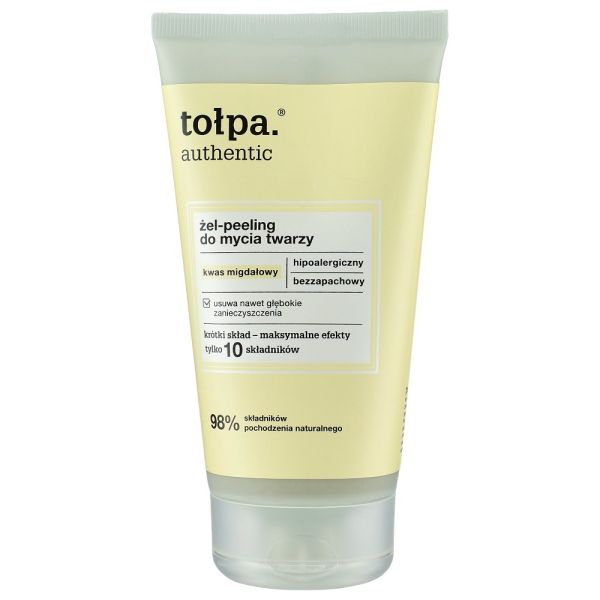 Tołpa authentic żel-peeling do mycia twarzy 150ml