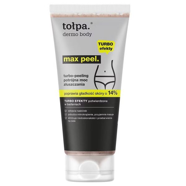 Tołpa dermo body max peel turbo-peeling potrójna moc złuszczania 200ml