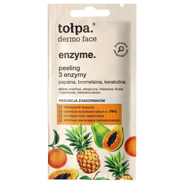 Tołpa dermo face enzyme peeling 3 enzymy 8ml