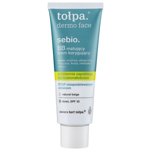 Tołpa dermo face sebio bb matujący krem korygujący spf30 40ml