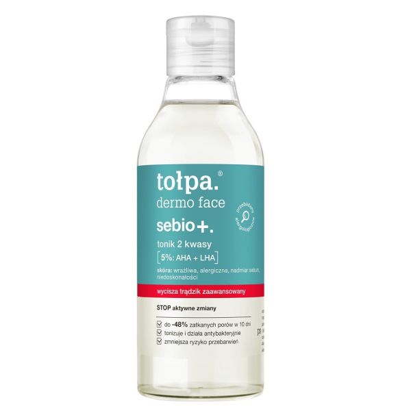 Tołpa dermo face sebio+ tonik 2 kwasy 200ml