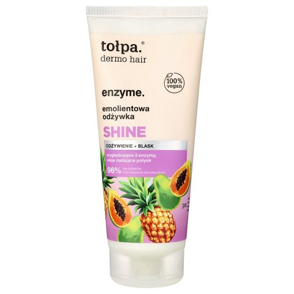 Tołpa dermo hair enzyme emolientowa odżywka shine 200ml