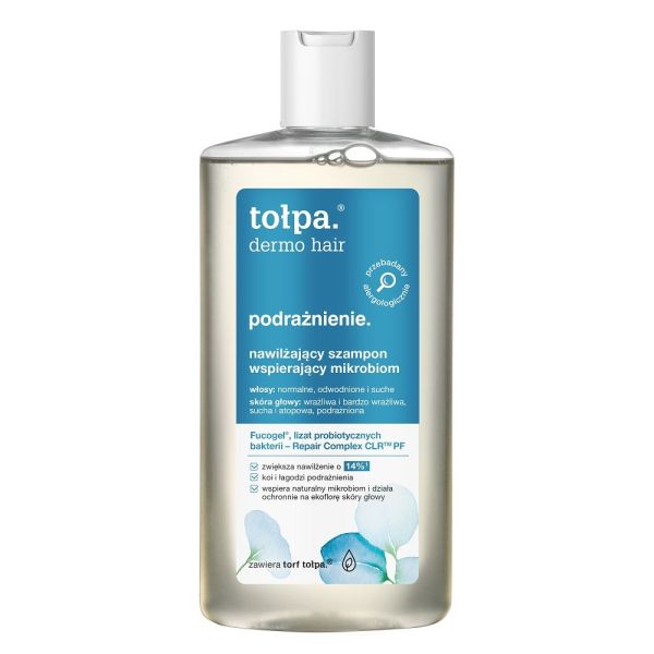 Tołpa dermo hair nawilżający szampon wspierający mikrobiom 250ml