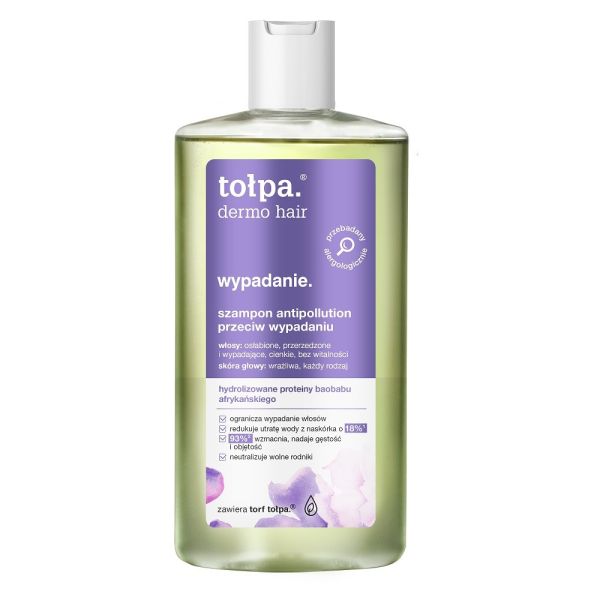 Tołpa dermo hair szampon antipollution przeciw wypadaniu 250ml