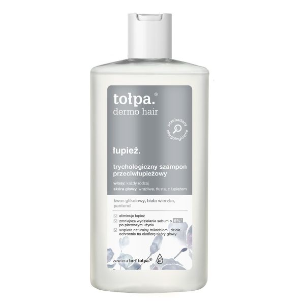 Tołpa dermo hair trychologiczny szampon przeciwłupieżowy 250ml