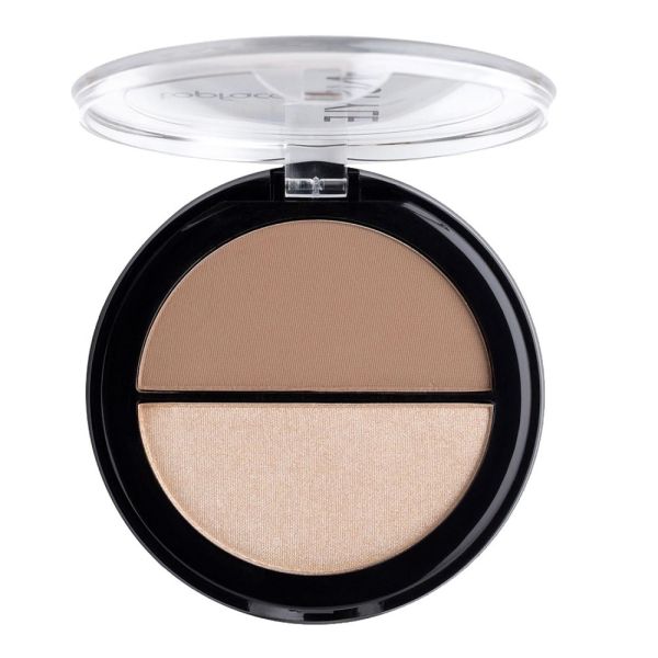 Topface instyle contour & highlighter paletka do konturowania twarzy 001 10g