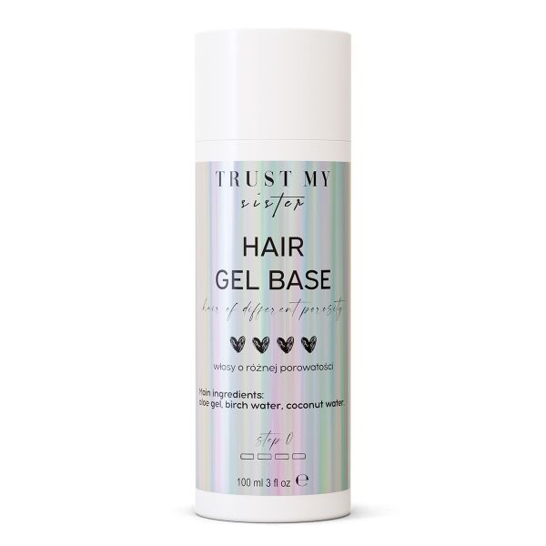 Trust my sister hair gel base żelowa baza do włosów o różnej porowatości 100ml