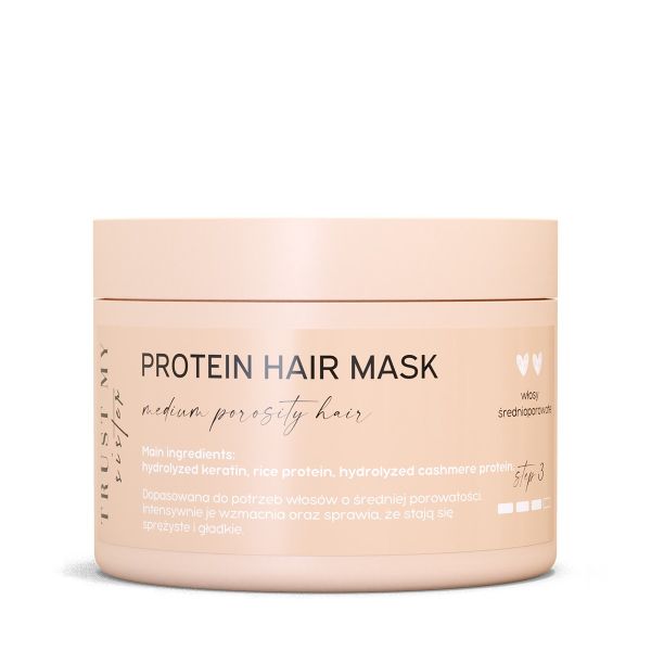 Trust my sister protein hair mask proteinowa maska do włosów średnioporowatych 150g