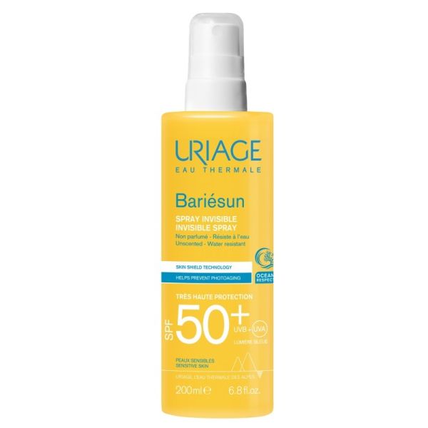 Uriage bariesun invisible spray bezzapachowy spray przeciwsłoneczny spf50+ 200ml