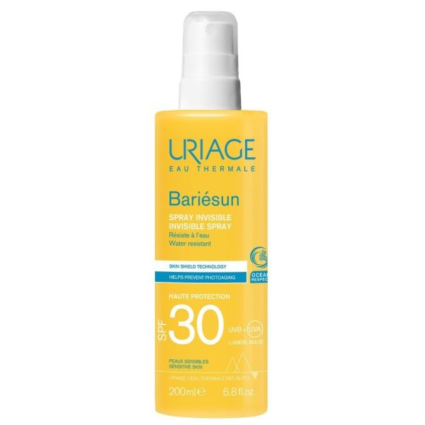 Uriage bariesun invisible spray wodoodporny spray przeciwsłoneczny spf30 200ml