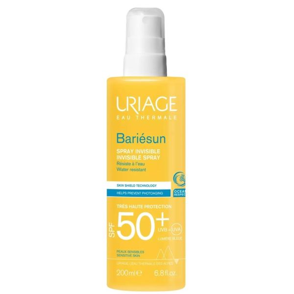 Uriage bariesun invisible spray wodoodporny spray przeciwsłoneczny spf50+ 200ml