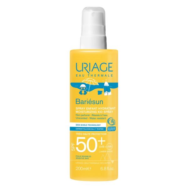 Uriage bariesun kids nawilżający spray dla dzieci spf50+ 200ml