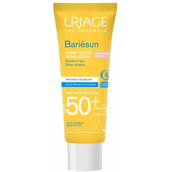 Uriage bariesun tinted cream przeciwsłoneczny krem tonujący spf50+ jasny beż 50ml